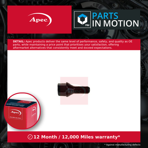 Wheel bolt stud - nut, fits