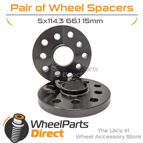 Wheel spacers black - wheel, (2)