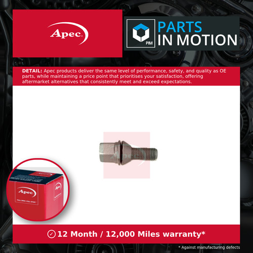 Wheel bolt stud - /, nut