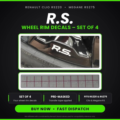 Set wheel rim decal - set,